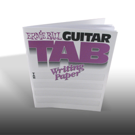 Нотная бумага ERNIE BALL Guitar TAB Book P07021, фото 